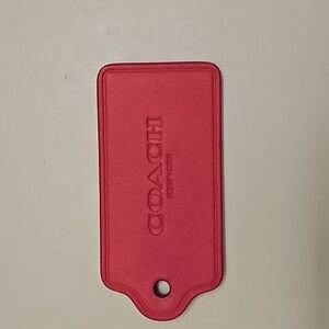 Pink Coach Tag